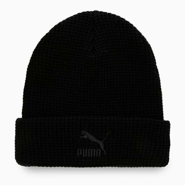 Classics Mid Fit Unisex Beanie, Puma Black, extralarge-IND