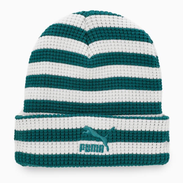 Classics Mid Fit Beanie, Cold Green-PUMA White, extralarge-IND