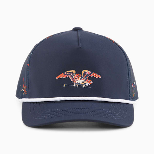 メンズ ゴルフ PUMA x VOLITION イーグル ロープキャップ, Deep Navy, extralarge-JPN