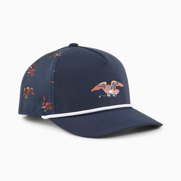 メンズ ゴルフ PUMA x VOLITION イーグル ロープキャップ, Deep Navy, extralarge-JPN