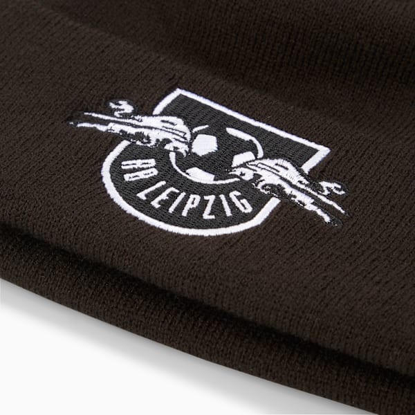 RB Leipzig ftblESSENTIALS Pom Pom Beanie, PUMA Black-PUMA White, extralarge-GBR