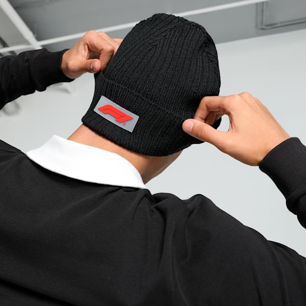 F1® Motorsport Unisex Beanie, PUMA Black, extralarge-IND