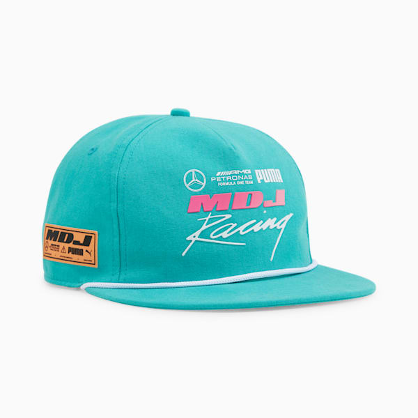 Mercedes-AMG Petronas F1® Team x Mad Dog Jones Flat Brim Cap, Sheen Green, extralarge