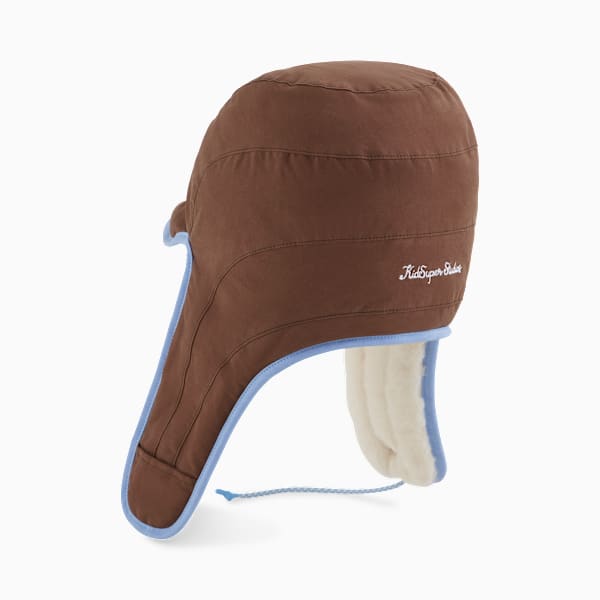 PUMA x KIDSUPER Trapper Cap, Espresso Brown-Alpine Snow, extralarge