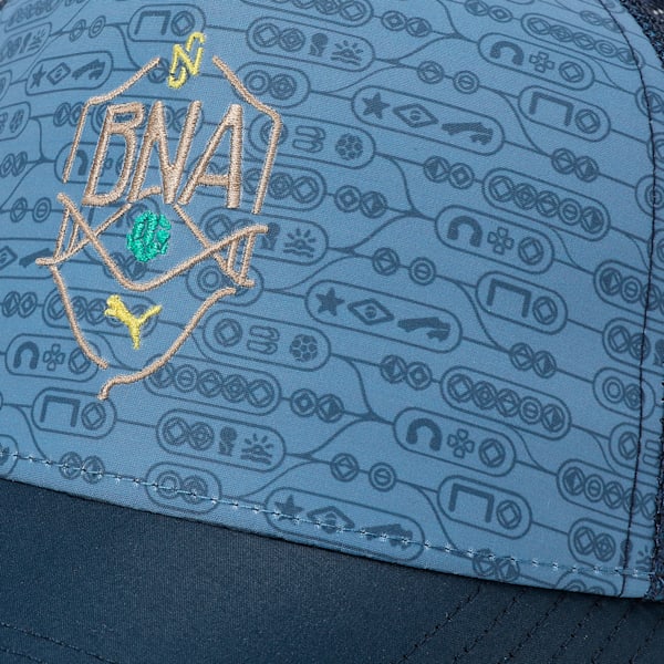 Neymar JR BNA Football Trucker Cap, Sailing Blue-Gold-Pelé Yellow, extralarge-IND
