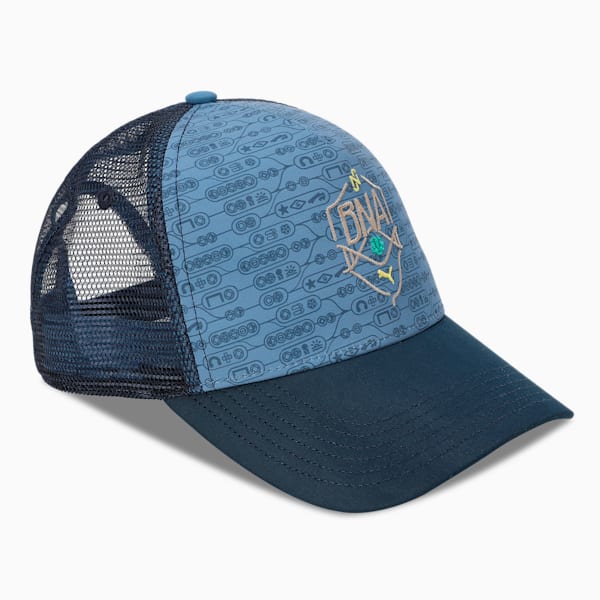 Neymar JR BNA Football Trucker Cap, Sailing Blue-Gold-Pelé Yellow, extralarge-IND