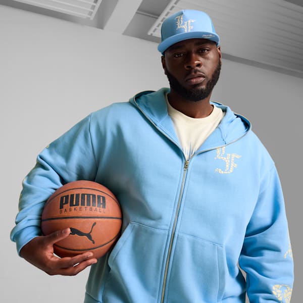 PUMA x LAMELO BALL LaFrancé Trucker Cap, Team Light Blue, extralarge