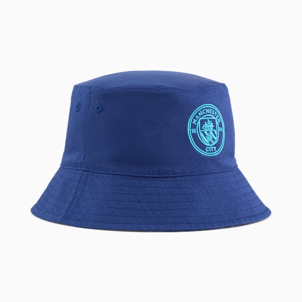 ユニセックス マンチェスターシティ FC FTBLNRGY リバーシブル バケットハット, Blazing Blue-Bright Aqua, extralarge-JPN