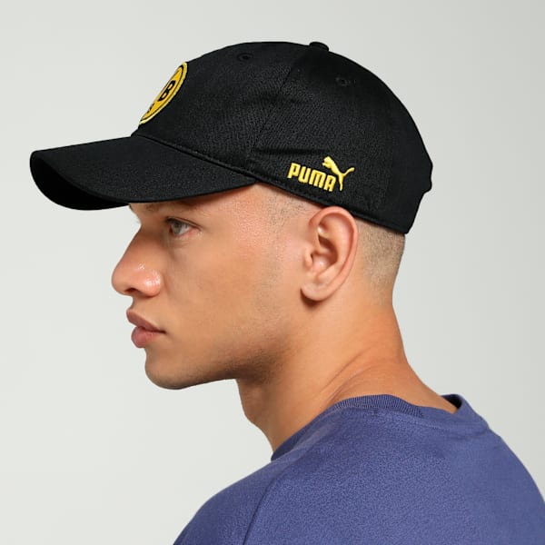 Borussia Dortmund ftblARCHIVE Men's Football Cap, PUMA Black-Faster Yellow, extralarge-IND