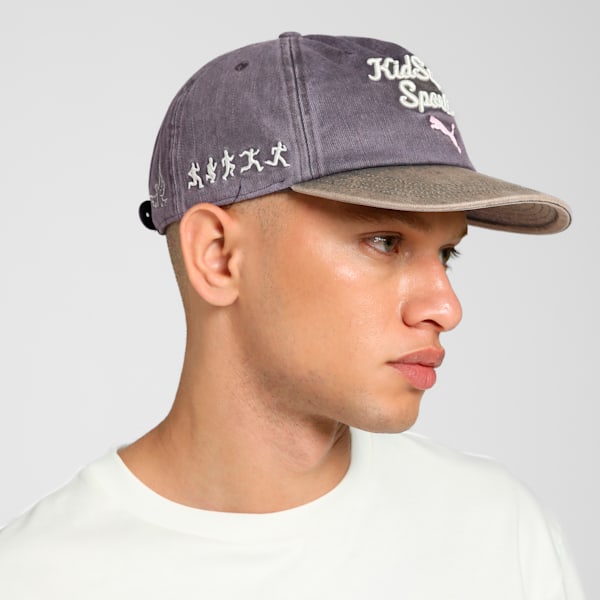 PUMA x KIDSUPER Baseball Cap, Dark Coal, extralarge-IND