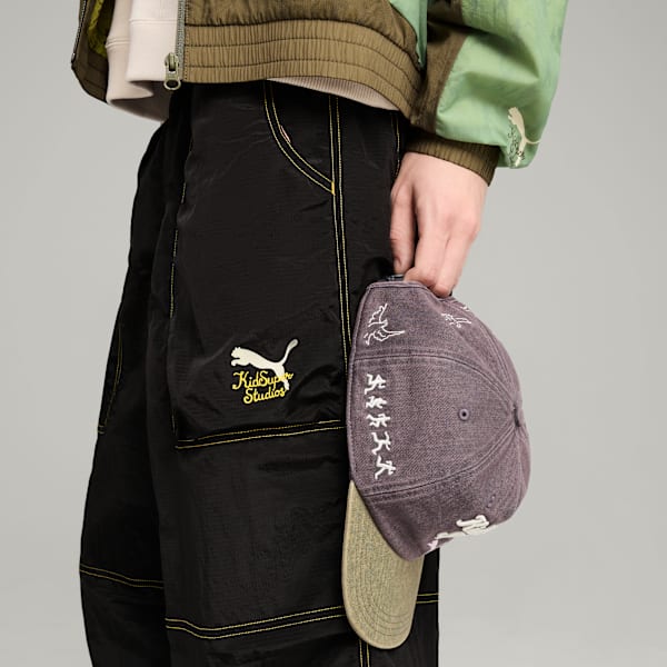 PUMA x KIDSUPER Baseball Cap, Dark Coal, extralarge