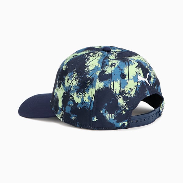 メンズ ゴルフ AOP Pロゴ キャップ, Deep Navy-Cool Cucumber, extralarge-JPN