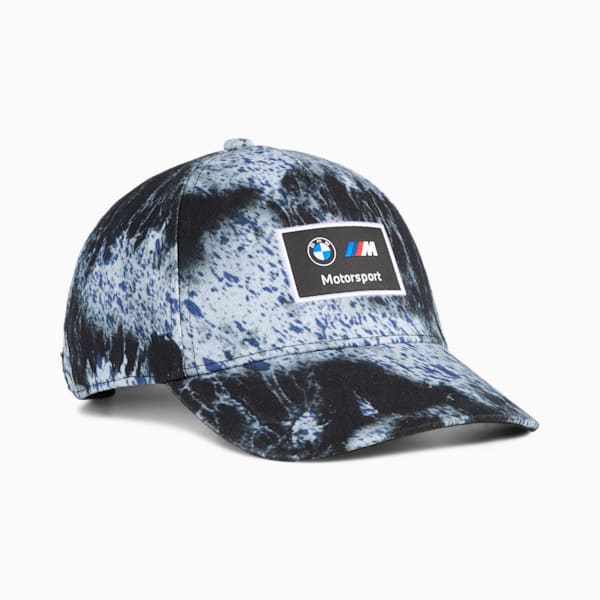 BMW M Motorsport Color Baseball Cap, PUMA Black-AOP, extralarge