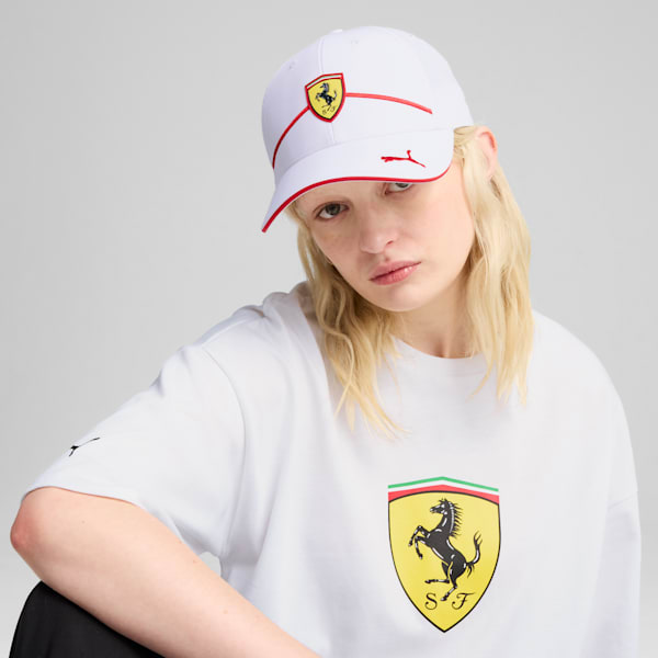 Ferrari Race Motorsport Baseball Cap, PUMA White, extralarge-IND