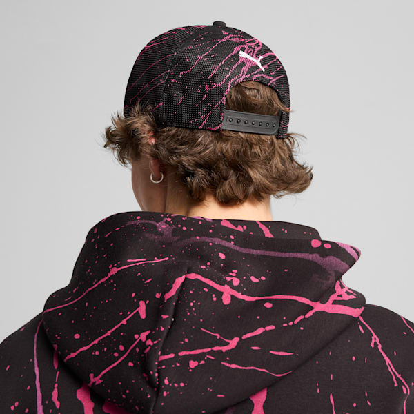 F1 Colour Trucker Cap, PUMA Black, extralarge