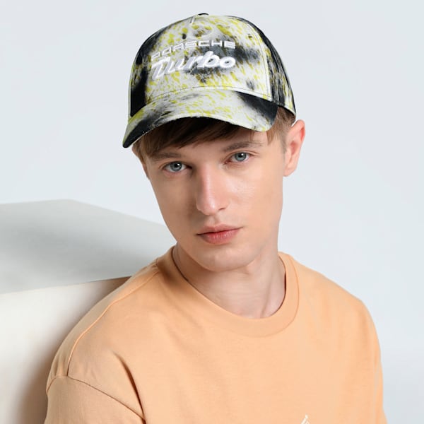 Porsche Legacy Colour Motorsport Baseball Cap, PUMA Black-AOP, extralarge-IND