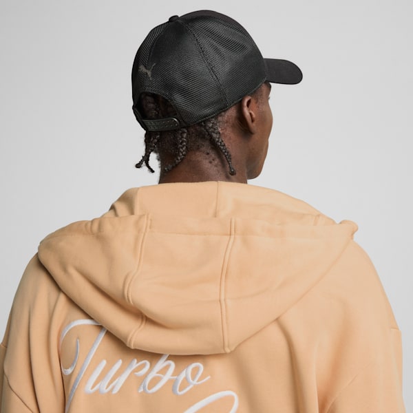 Porsche Legacy Trucker Cap, PUMA Black, extralarge