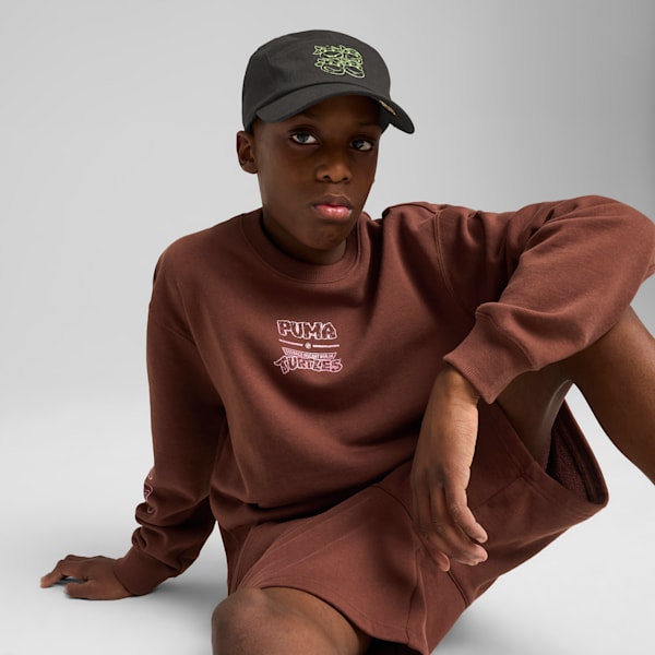 HOOPS x TMNT Youth Cap, PUMA Black, extralarge-IND