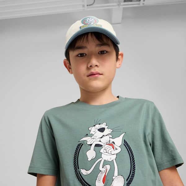 SUPER Youth Dad Cap, Alpine Snow-Green Moon, extralarge-IND