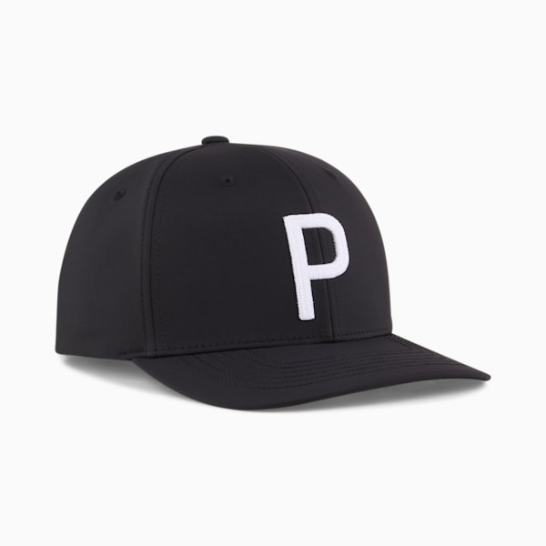 メンズ ゴルフ ヘリテージ P キャップ, PUMA Black-White Glow, extralarge-JPN