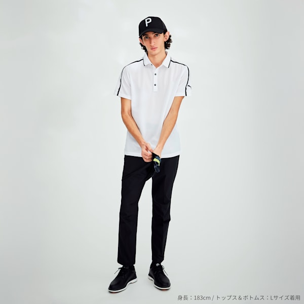 メンズ ゴルフ ヘリテージ P キャップ, PUMA Black-White Glow, extralarge-JPN