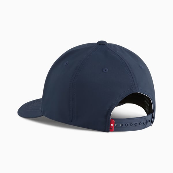 メンズ ゴルフ PARS AND STRIPES 6 パネル キャップ, Deep Navy-White Glow, extralarge-JPN