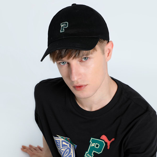 WARDROBE Essentials GRAPHIC Dad Cap, PUMA Black, extralarge-IND