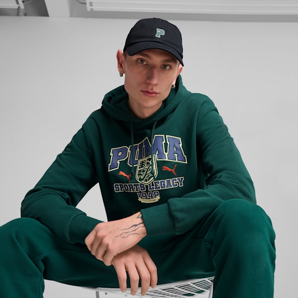 ユニセックス ワードローブ ESS グラフィック ダッド キャップ, PUMA Black, extralarge-JPN