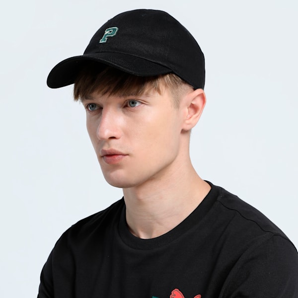 WARDROBE Essentials GRAPHIC Dad Cap, PUMA Black, extralarge-IND