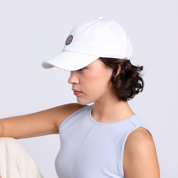 WARDROBE Essentials GRAPHIC Dad Cap, PUMA White, extralarge-IND
