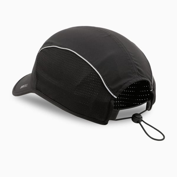 Runner Short Visor 5 Panel Running Cap, PUMA Black, extralarge-IND