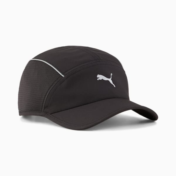 ユニセックス ランナー ショート バイザー 5 パネル キャップ, PUMA Black, extralarge-JPN