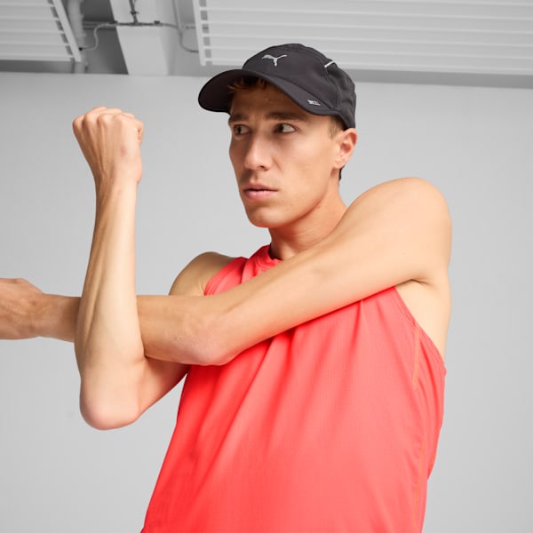 Runner Short Visor 5 Panel Cap, PUMA Black, extralarge-GBR