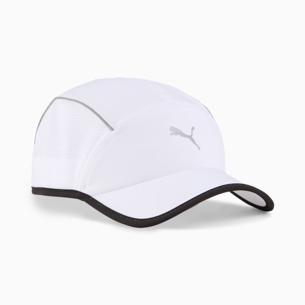 ユニセックス ランナー ショート バイザー 5 パネル キャップ, PUMA White, extralarge-JPN