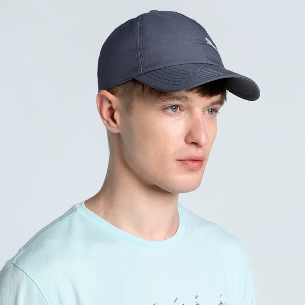 Poly Cotton Baseball Cap, Galactic Gray, extralarge-IND