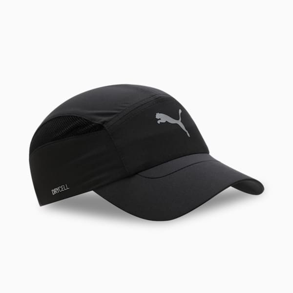 SEASONS 5 Panel Unisex Running Cap, PUMA Black, extralarge-IND