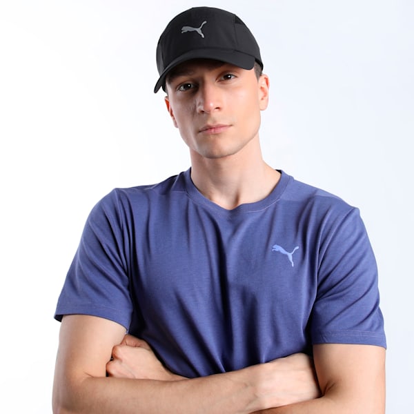 SEASONS 5 Panel Unisex Running Cap, PUMA Black, extralarge-IND