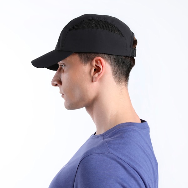 SEASONS 5 Panel Unisex Running Cap, PUMA Black, extralarge-IND