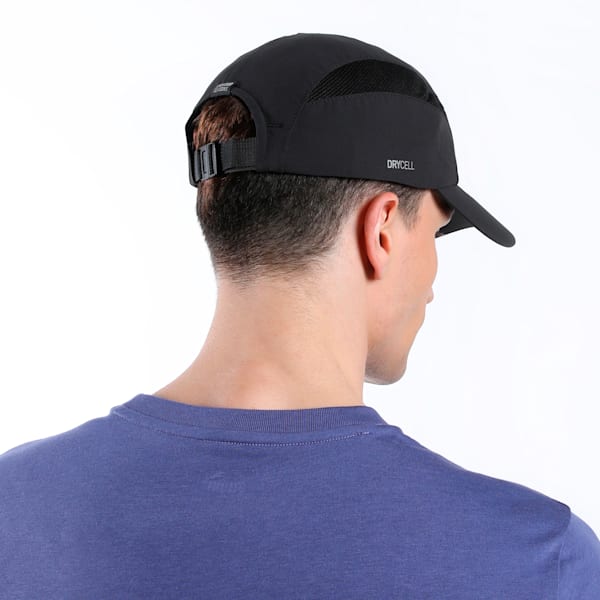 SEASONS 5 Panel Unisex Running Cap, PUMA Black, extralarge-IND