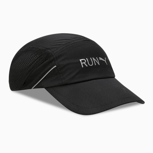 Lightweight Unisex Runner Cap, Puma Black, extralarge-IND