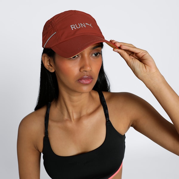 Lightweight Runner Cap, Mars Red, extralarge-IND