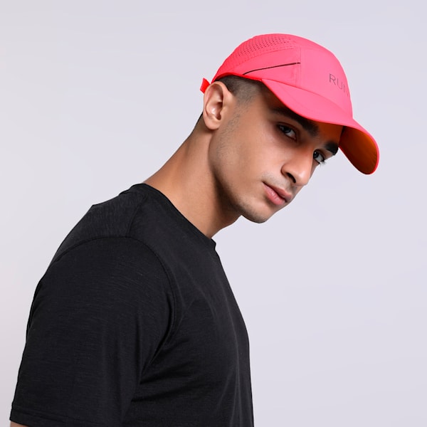 Lightweight Runner Cap, Sunset Glow-Sun Stream, extralarge-IND