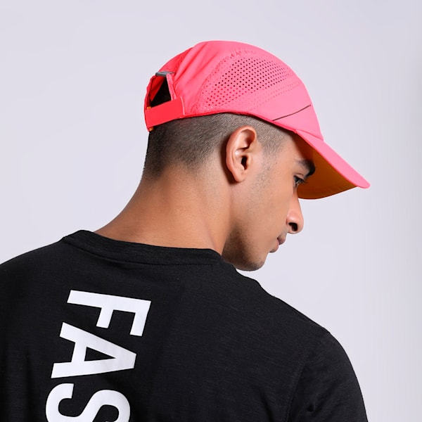 Lightweight Runner Cap, Sunset Glow-Sun Stream, extralarge-IND