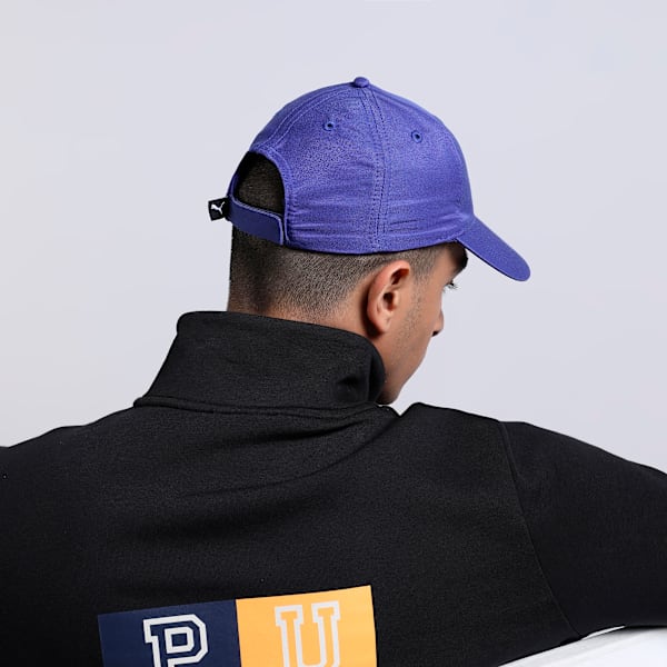 6 Panel Baseball Cap with Metal PUMA Logo, Lapis Lazuli, extralarge-IND