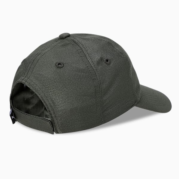 6 Panel Baseball Cap with Metal PUMA Logo, Dark Olive, extralarge-IND