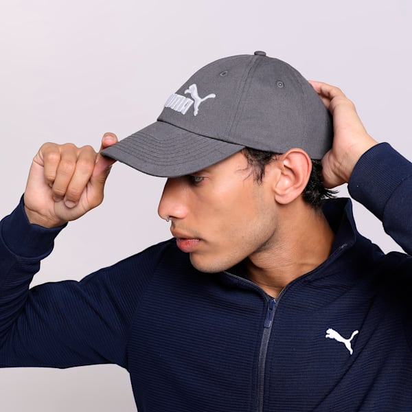 No.1 Logo Baseball Cap, Galactic Gray, extralarge-IND