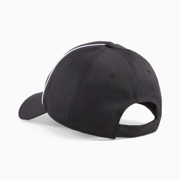 Unisex Logo Baseball Cap, PUMA Black-PUMA White, extralarge-IND