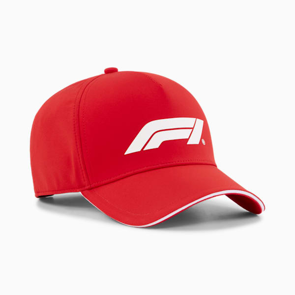 F1 Motorsport Youth Baseball Cap, Pop Red, extralarge-IND
