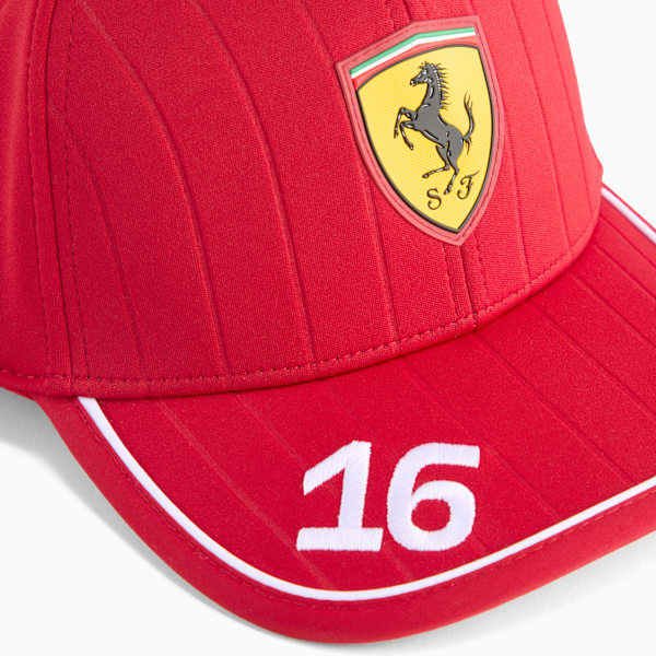 Gorra de béisbol Scuderia Ferrari Leclerc, Dark Cherry, extralarge