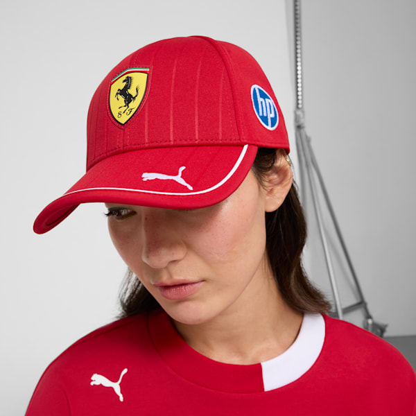 Scuderia Ferrari 2025 Team Baseball Cap, Dark Cherry, extralarge